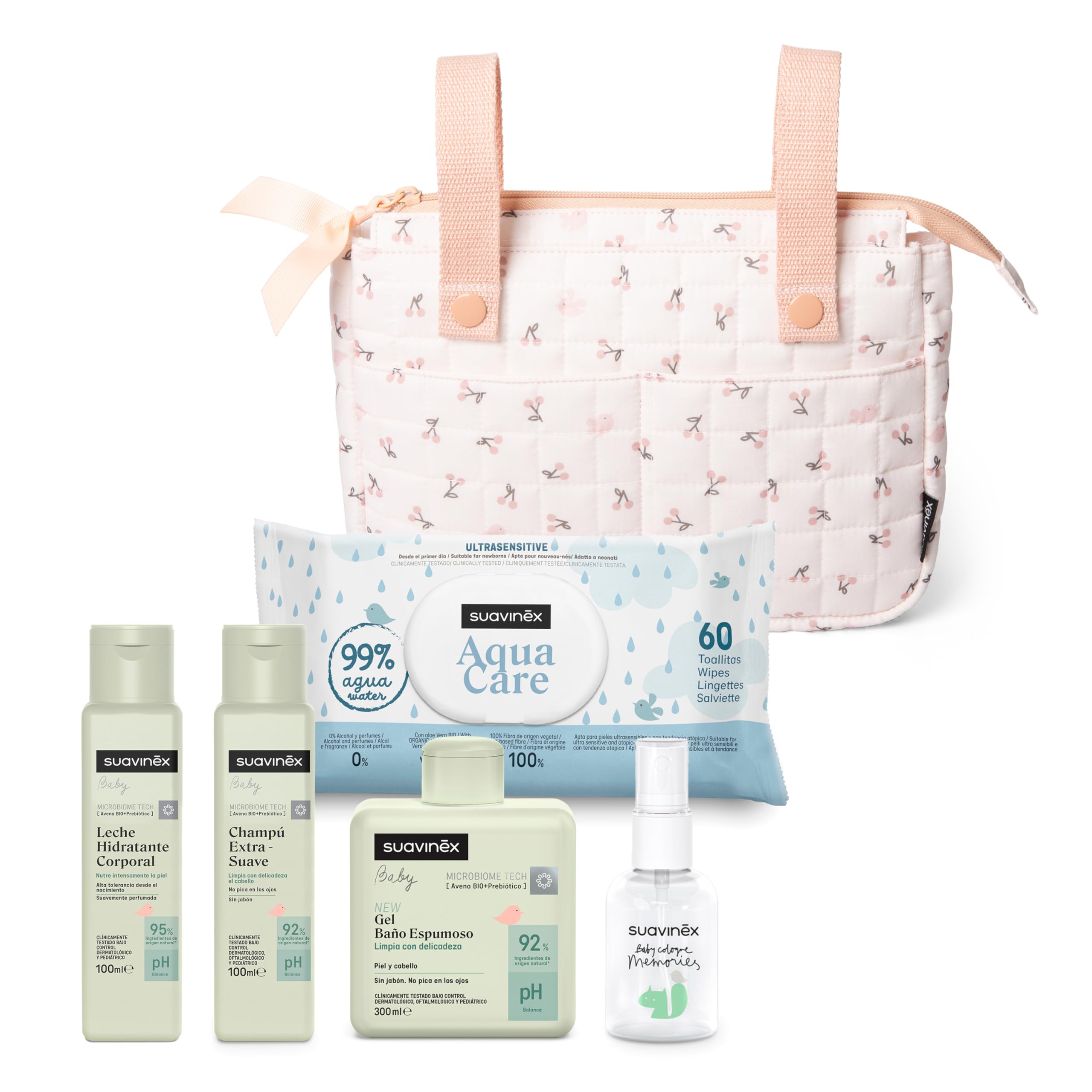 suavinex-bolso-carro-beb-tipo-panera-con-set-de-higiene-gel-espumoso-300-ml-cham image 1