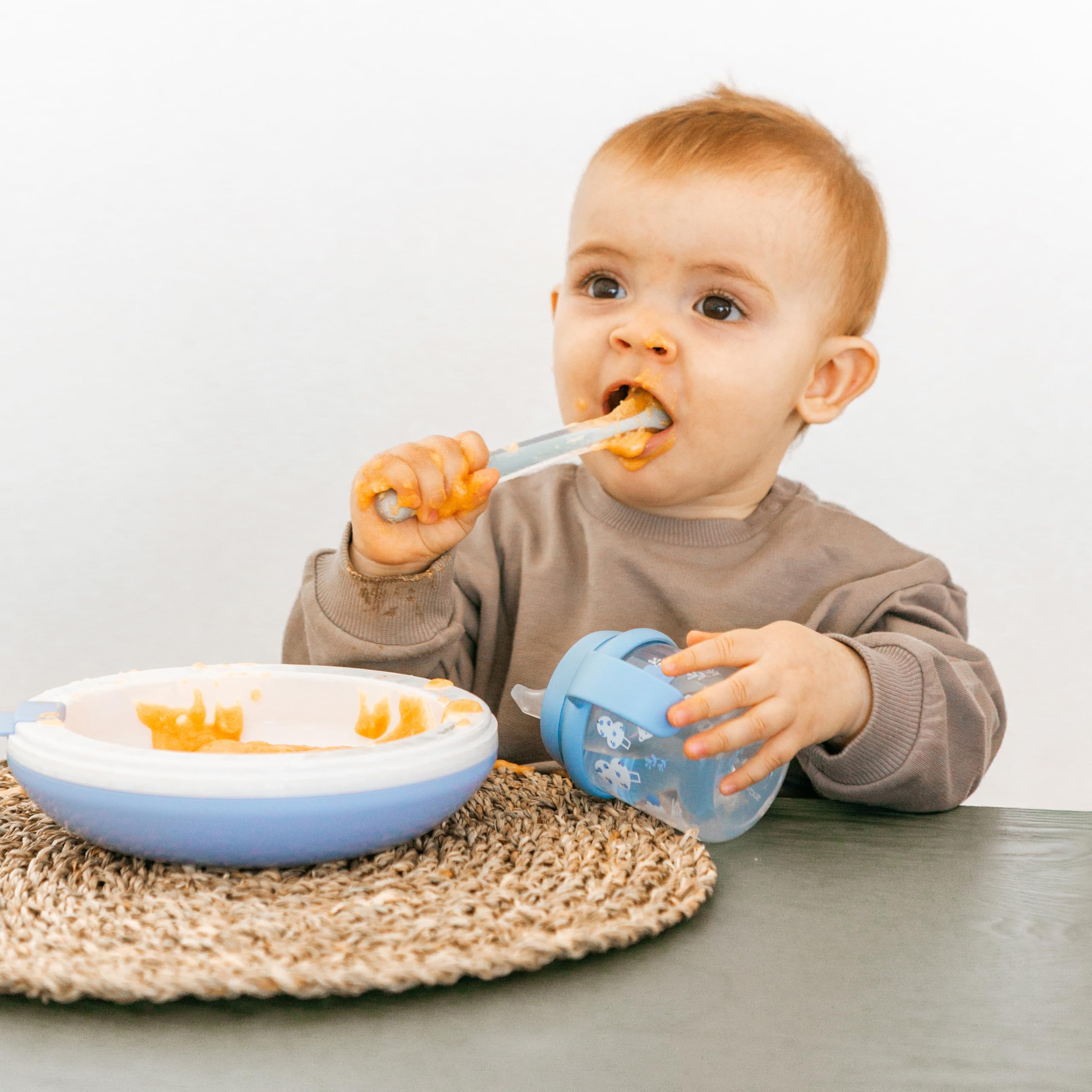 suavinex-vajilla-beb-wild-free-azul-con-plato-t-rmico-vaso-de-aprendizaje-con-as image 2
