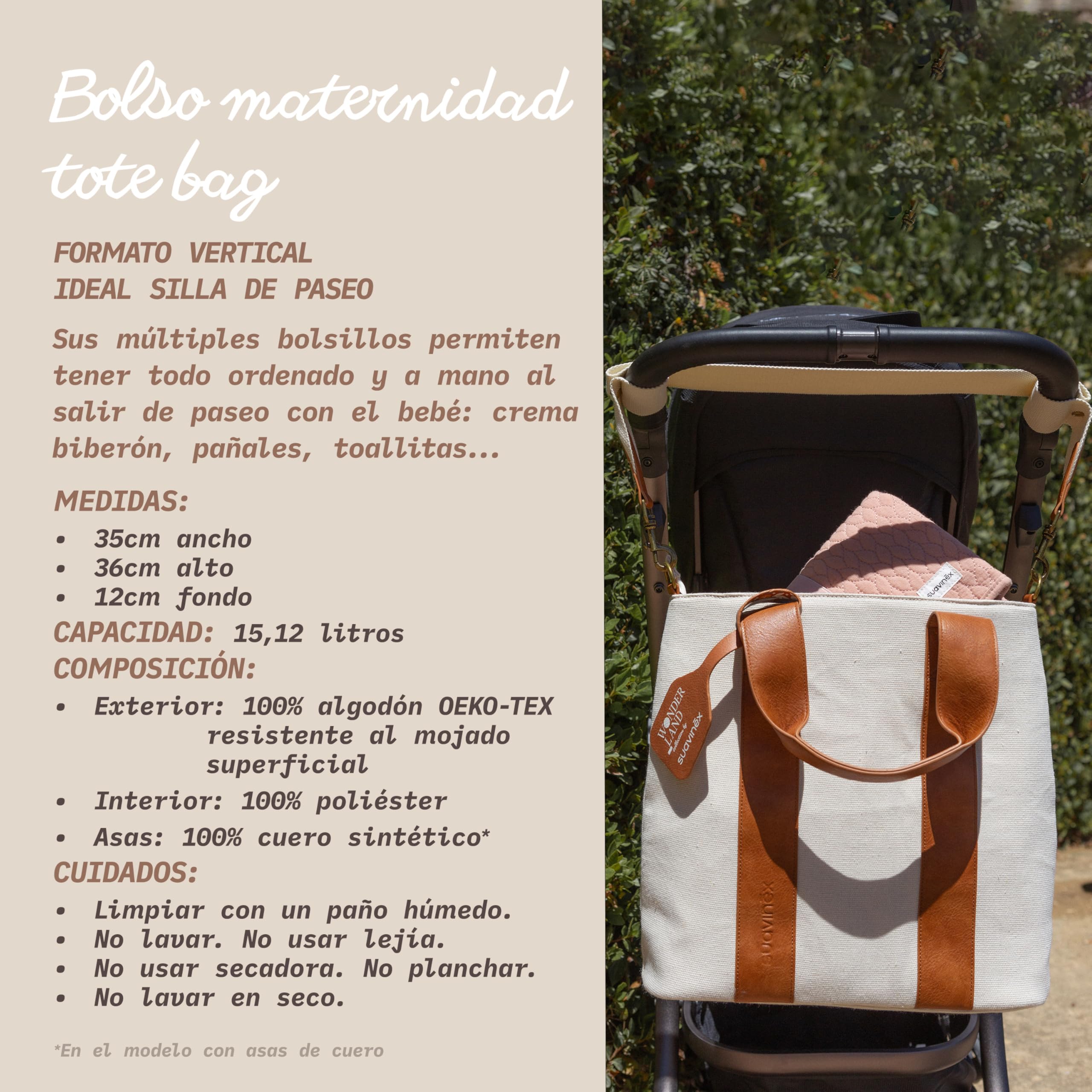 suavinex-bolso-maternidad-tote-bag-gris-gran-capacidad-15-l-asas-ajustables-al-c image 6