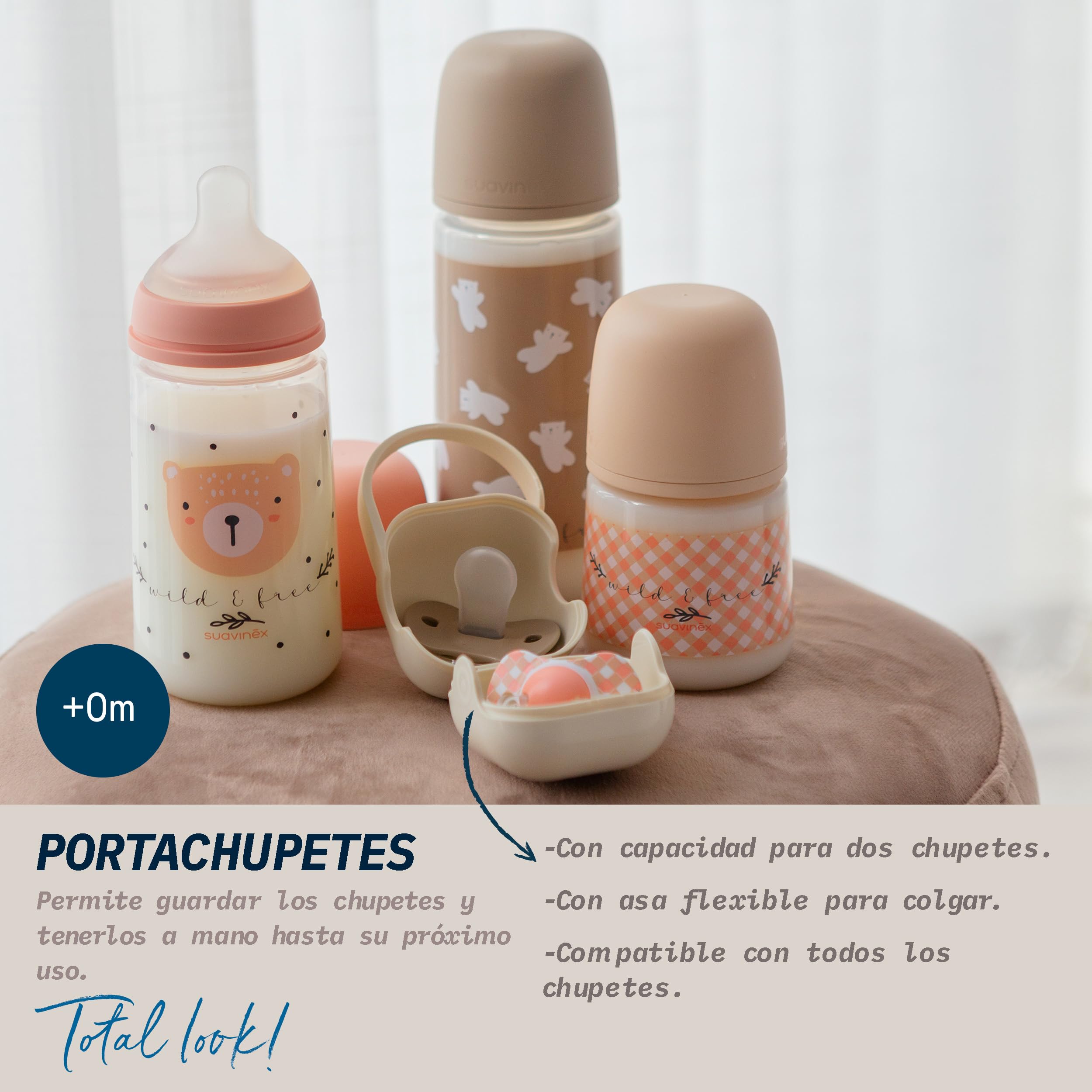 suavinex-portachupete-wild-free-rosa-caja-funda-r-gida-para-2-chupetes-con-asa-f image 2