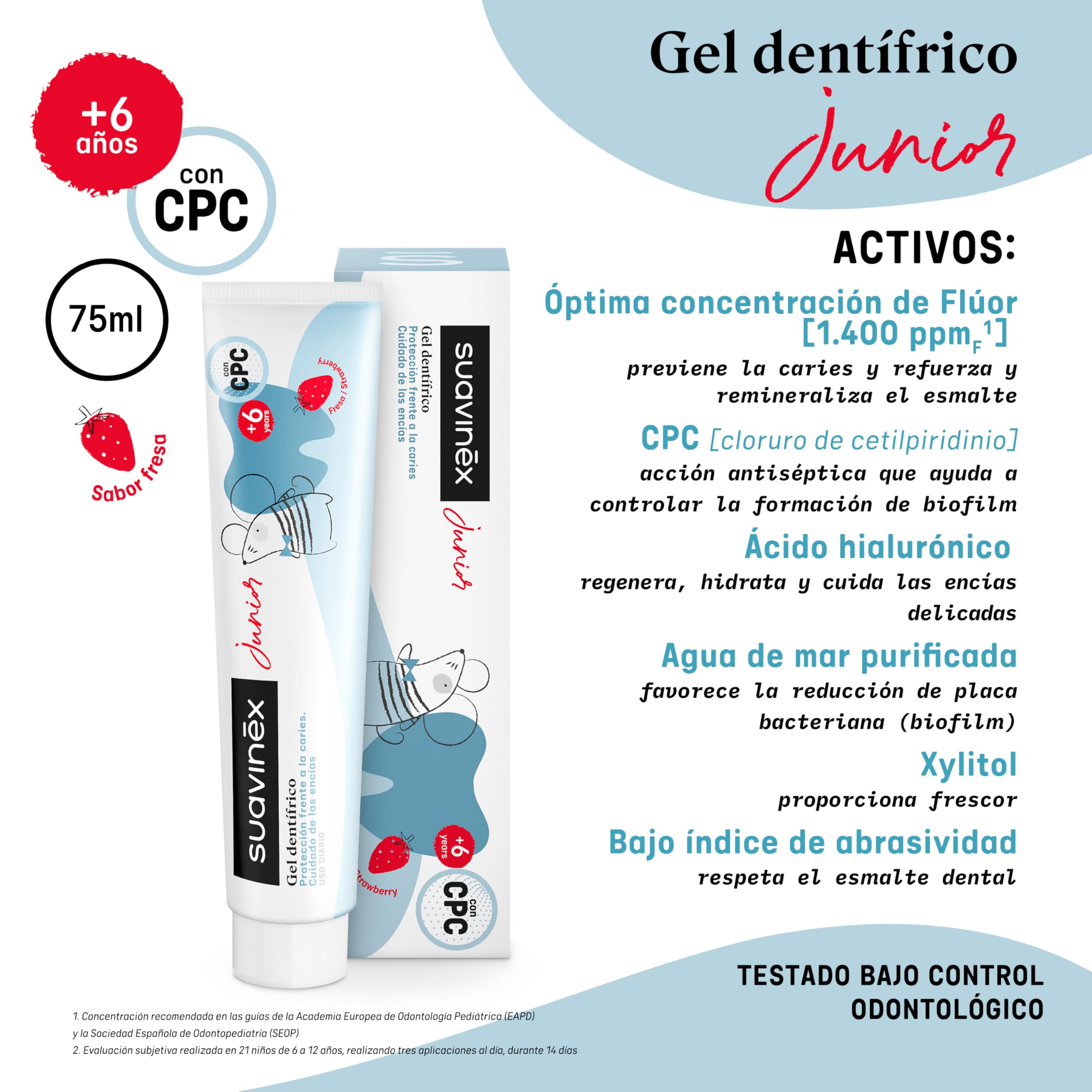 suavinex-gel-dent-frico-infantil-6-a-os-pasta-de-dientes-con-fl-or-1-400-ppm-xil image 4