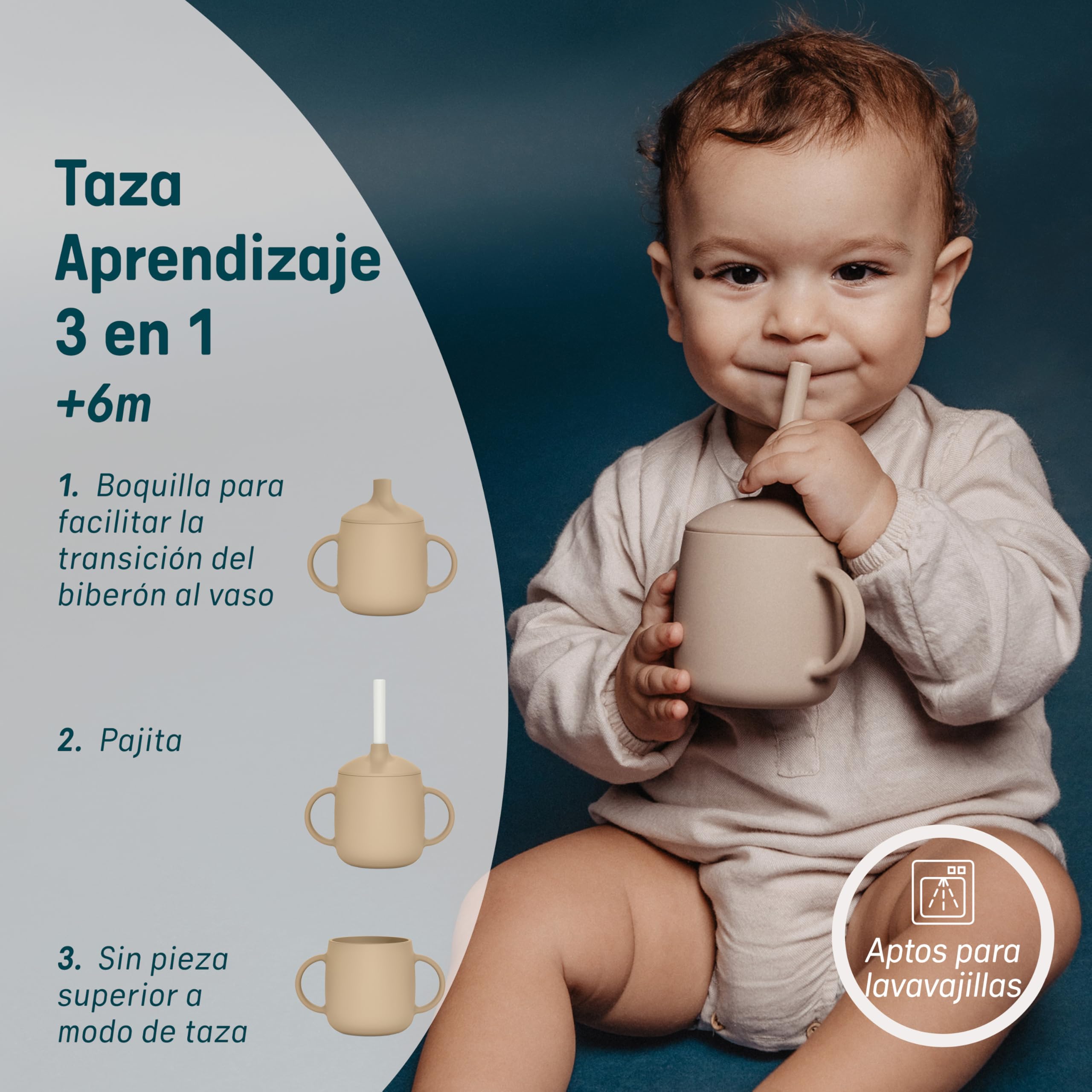 suavinex-vaso-aprendizaje-3-en-1-beige-taza-evolutiva-con-boquilla-pajita-taza-s image 5