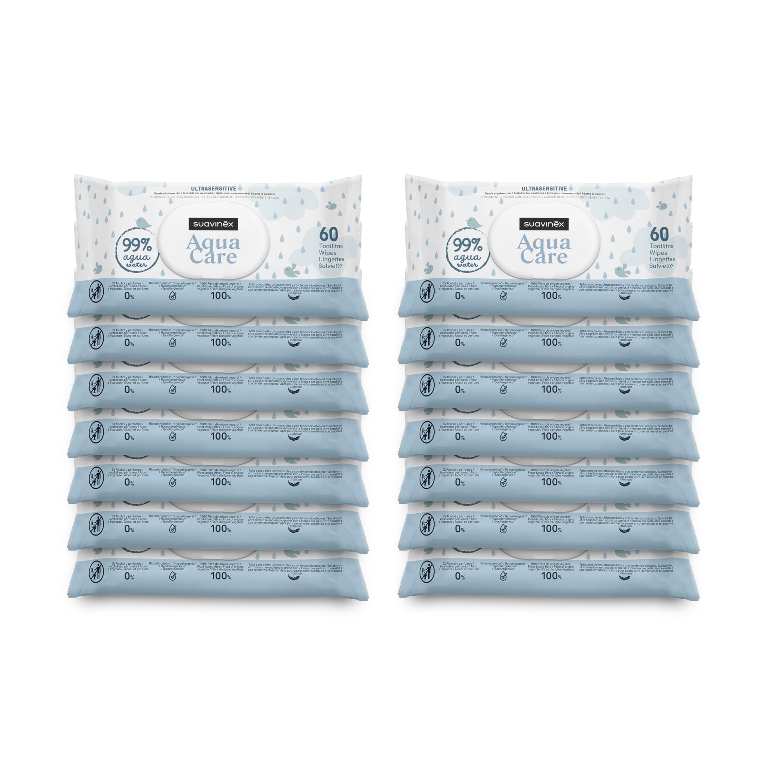 suavinex-toallitas-beb-aqua-care-pack-14-x-60-unidades-840-uds-99-agua-0-alcohol image 2