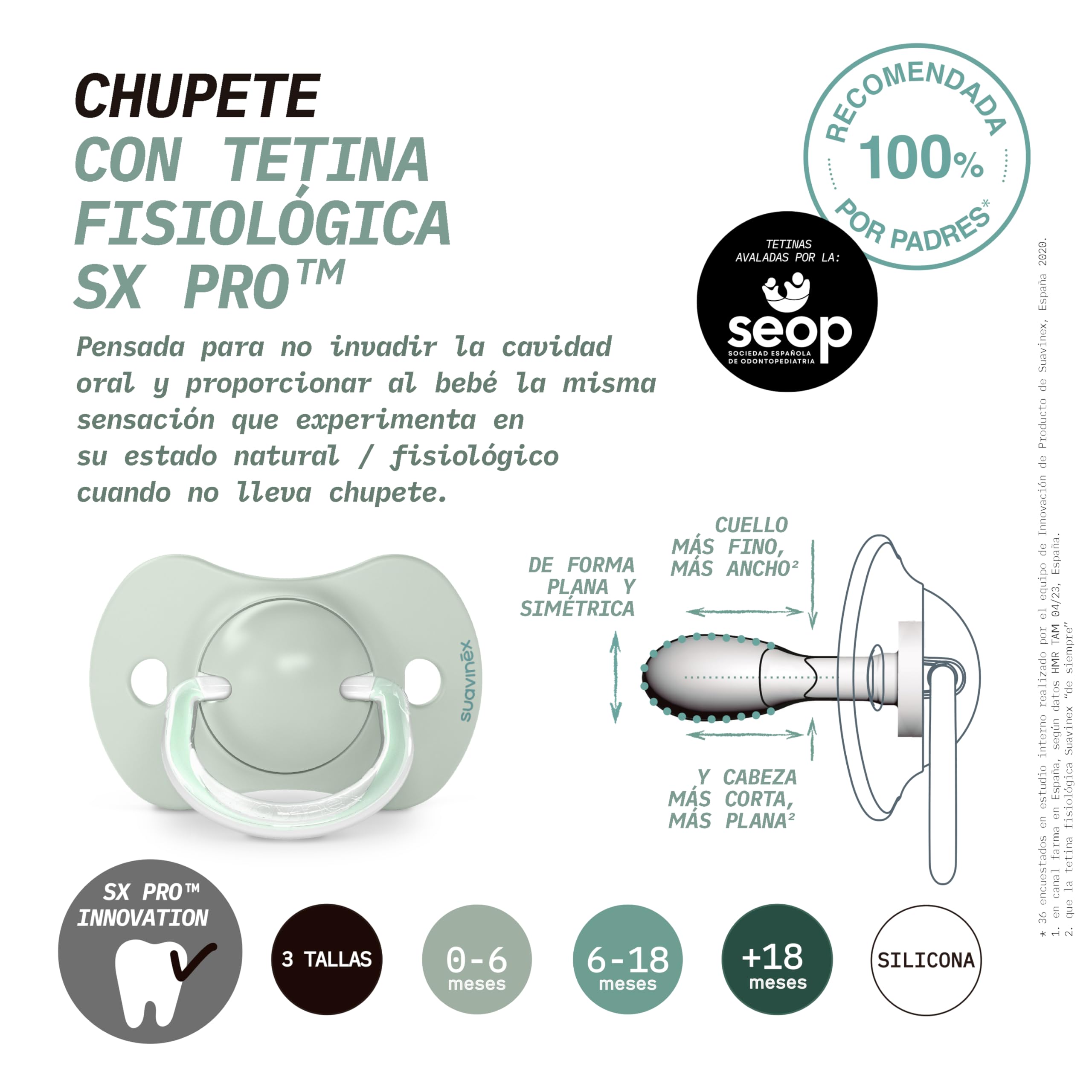 suavinex-pack-4-chupetes-sx-pro-tetina-fisiol-gica-de-silicona-sim-trica-y-rever image 4