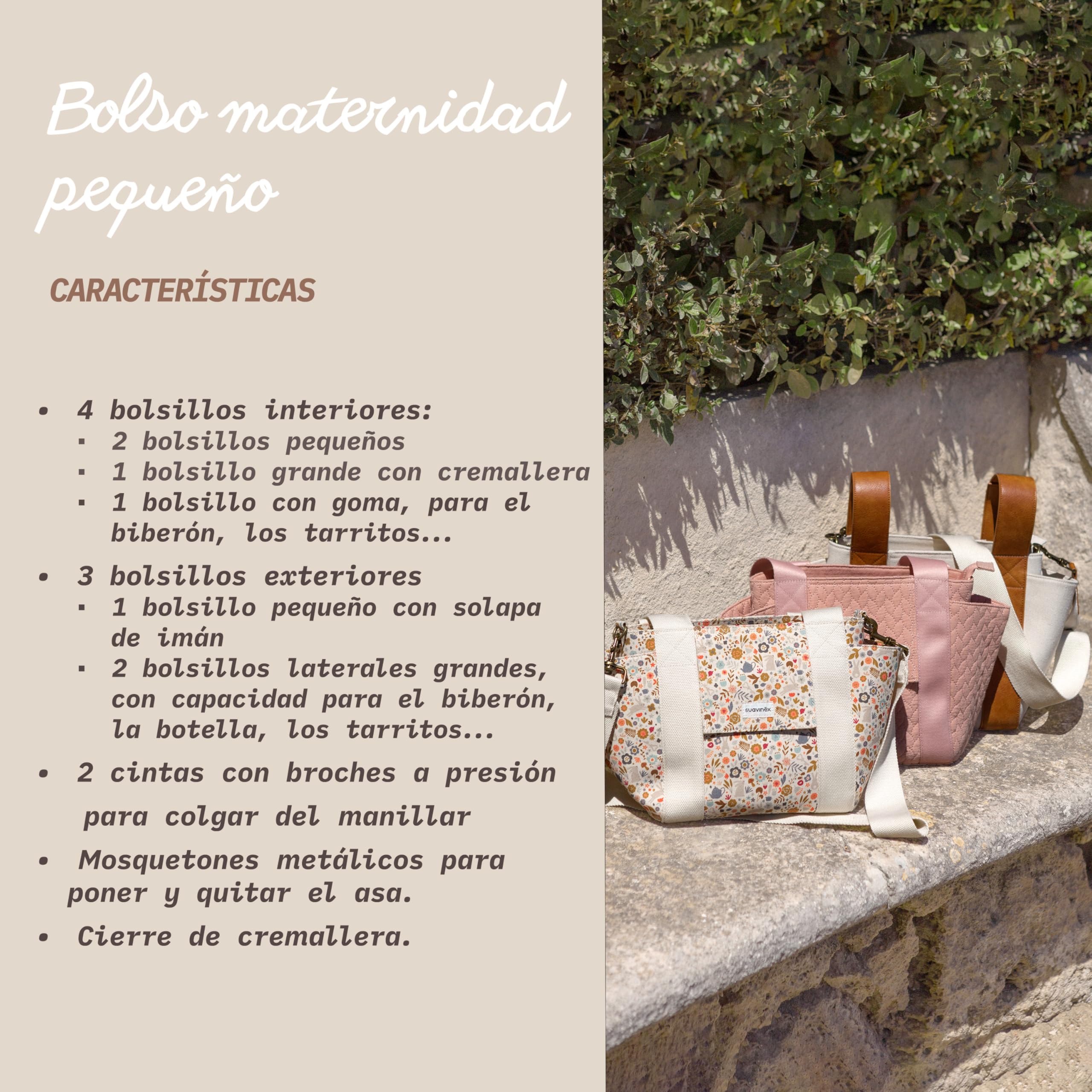 suavinex-bolso-maternidad-organizador-de-carrito-tipo-panera-con-asas-ajustables image 8